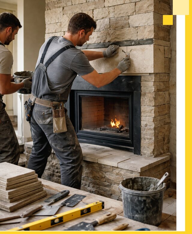 Проектирование и установка открытых каминов в Кингисеппе