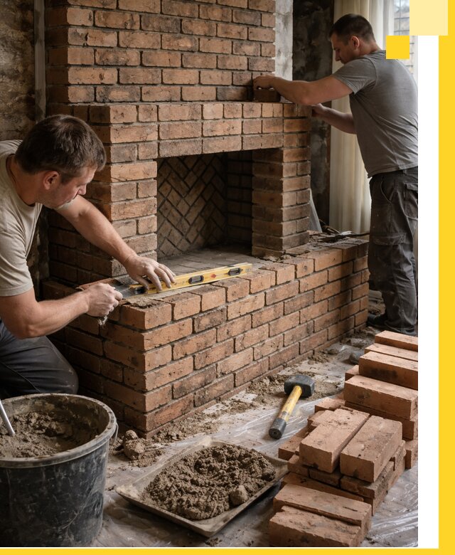 Изготовление и установка кирпичных каминов в Кингисеппе