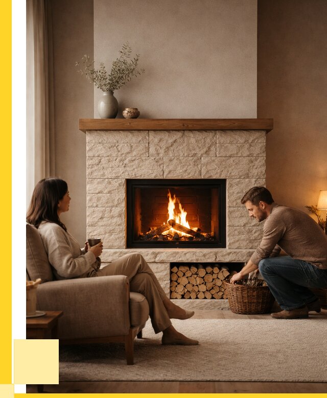 Камины для дома в Кингисеппе под ключ от 155760 р. | ЭриданКгп