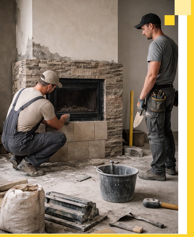 Камины под ключ в Кингисеппе: проект, изготовление и монтаж