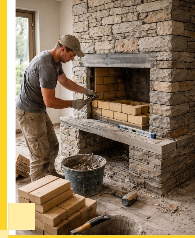 Кладка каминов и камина в Кингисеппе от 25960 р. ЭриданКгп