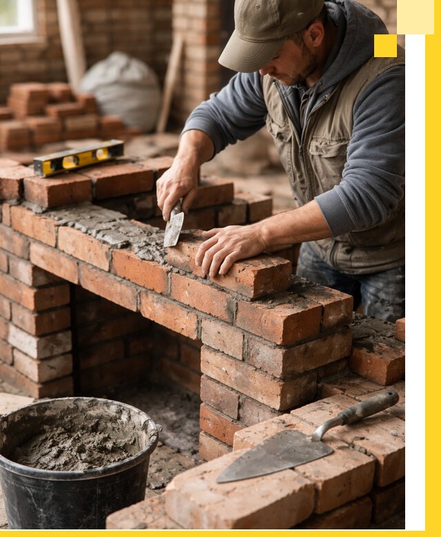 Кладка каминов под ключ в Кингисеппе профессиональная отделка и монтаж