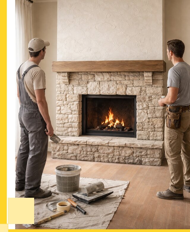 Отделка каминов в Кингисеппе от 6750 р. под ключ | ЭриданКгп