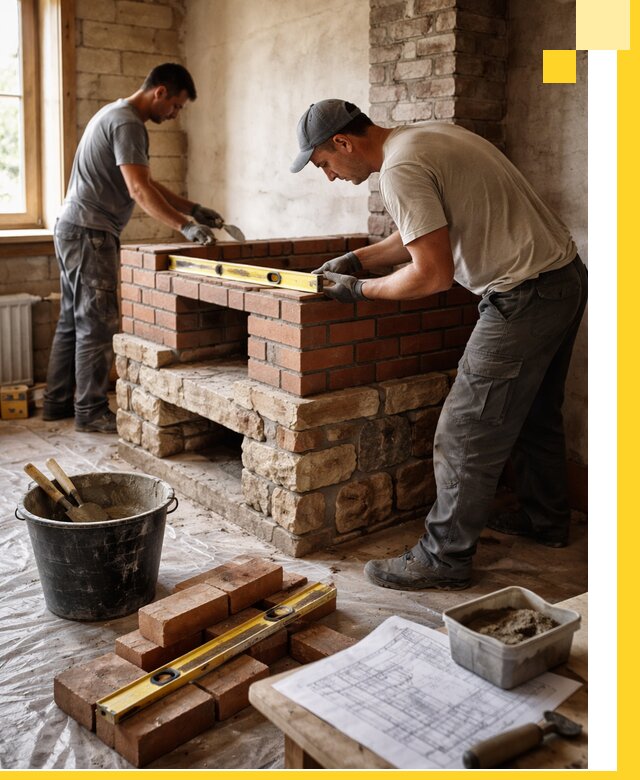 Изготовление и установка печей под ключ в Кингисеппе с гарантией