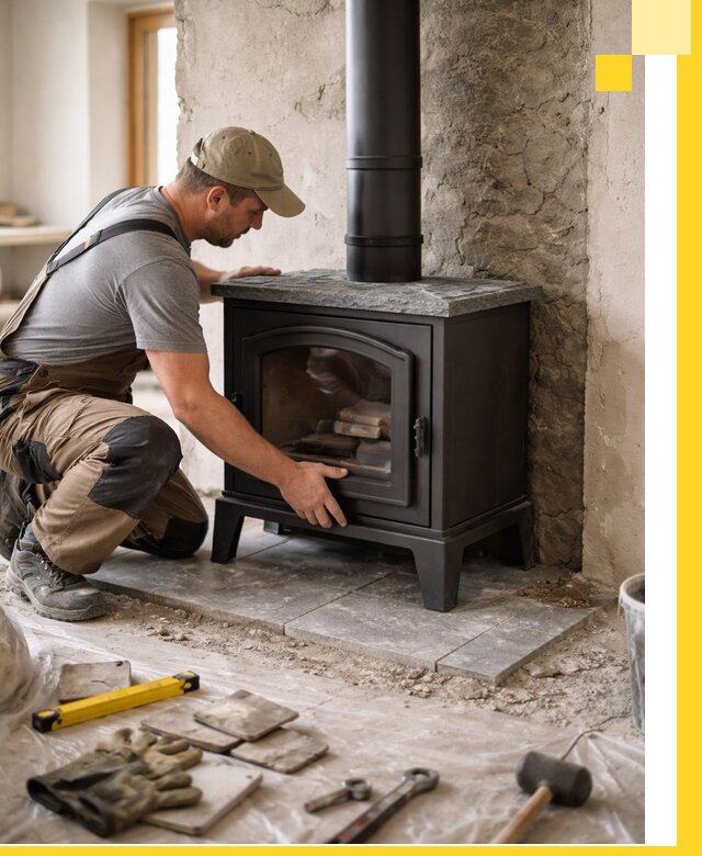 Профессиональный монтаж печей и каминов в Кингисеппе под ключ