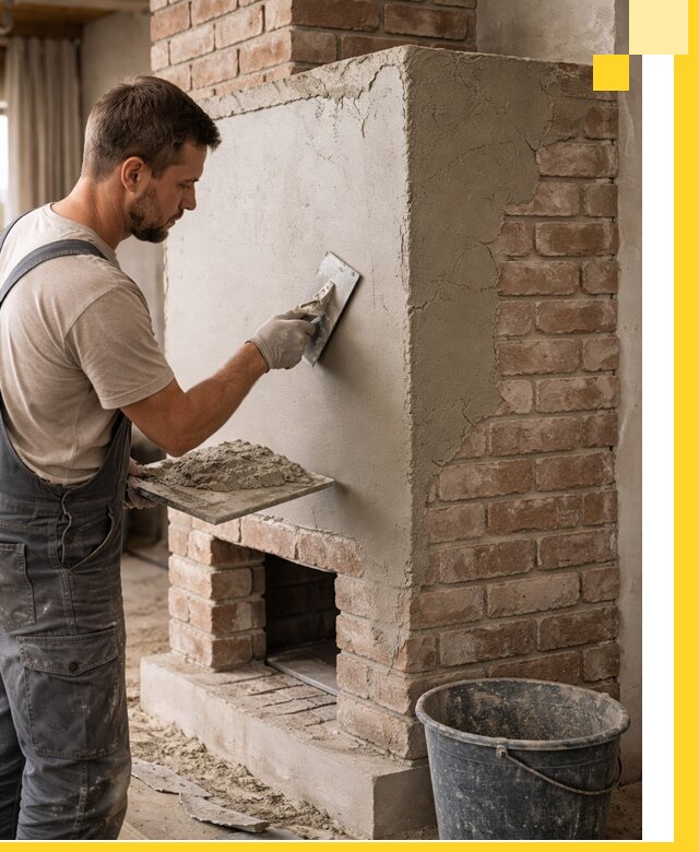 Отделка печей и облицовка каминов в Кингисеппе под ключ