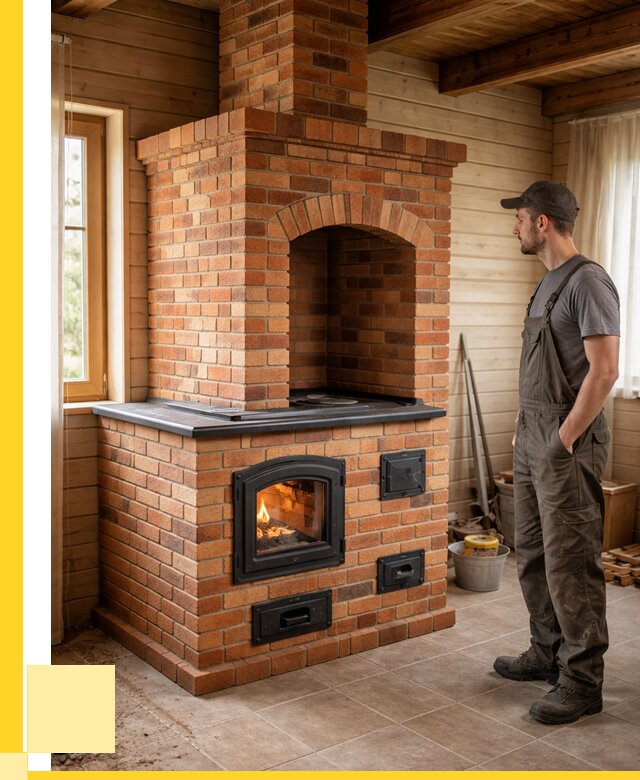 Кирпичные печи в Кингисеппе: купить от 155760 р. | ЭриданКгп