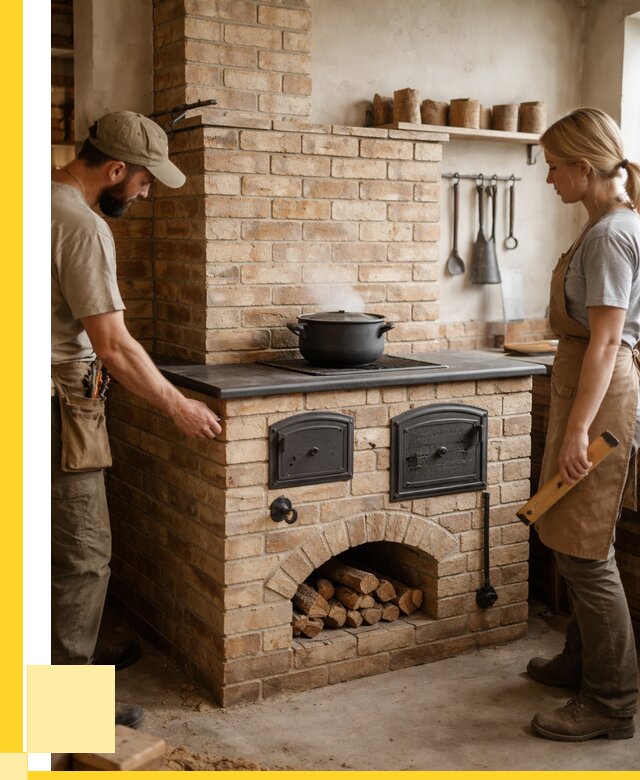 Варочно отопительные печи в Кингисеппе от 93456 р. | ЭриданКгп