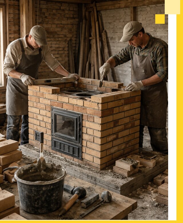 Изготовление и установка варочных печей под ключ в Кингисеппе