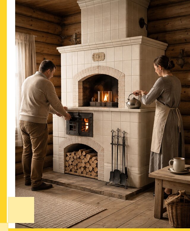 Русские печи в Кингисеппе: установка от 155760 р. ЭриданКгп