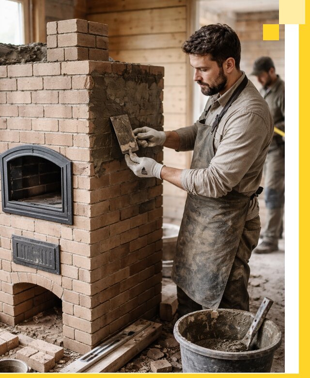 Изготовление и установка печей-шведок под ключ в Кингисеппе