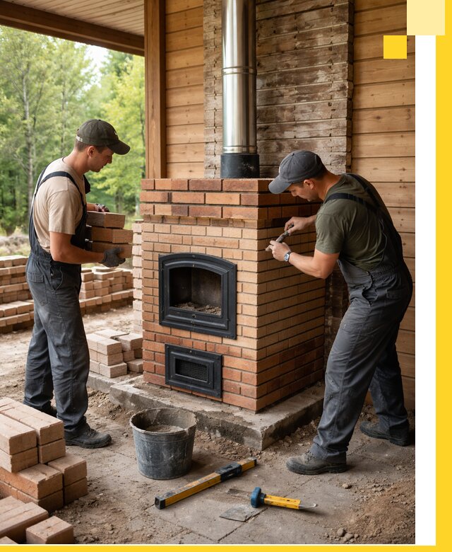 Производство и установка дачных печей под ключ в Кингисеппе