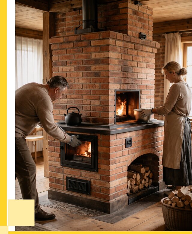 Печи для загородного дома под ключ в Кингисеппе от 83072 р. | ЭриданКгп