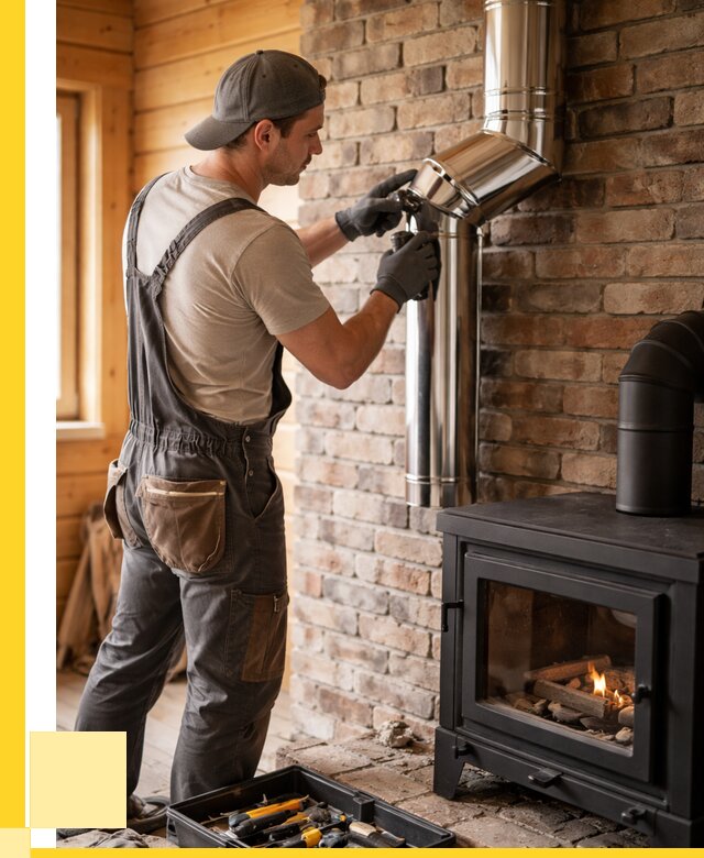 Монтаж дымоходов для печей в Кингисеппе от 7788 р. | ЭриданКгп