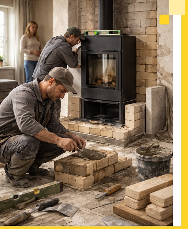 Печи и камины под ключ: проект, установка в Кингисеппе