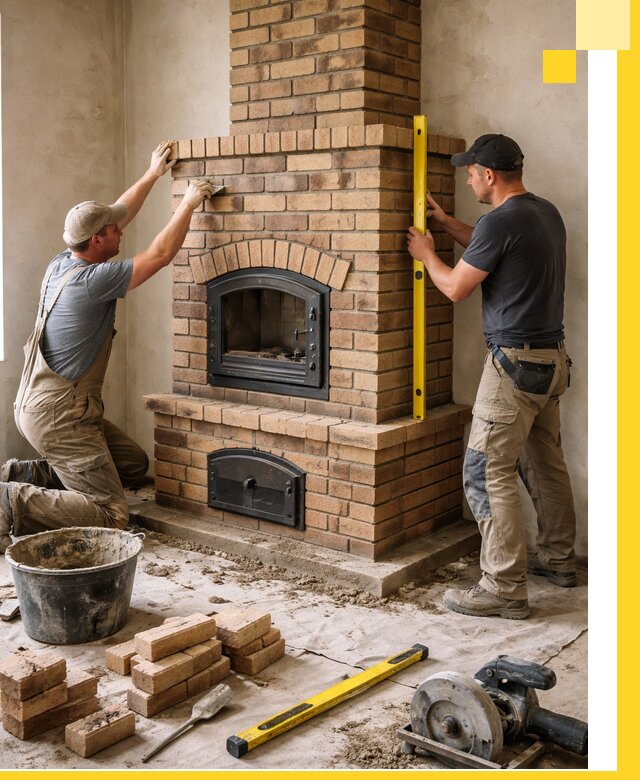 Продажа и установка печей и каминов для дома под ключ в Кингисеппе