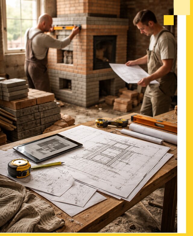 Проекты печей и каминов с индивидуальным дизайном в Кингисеппе