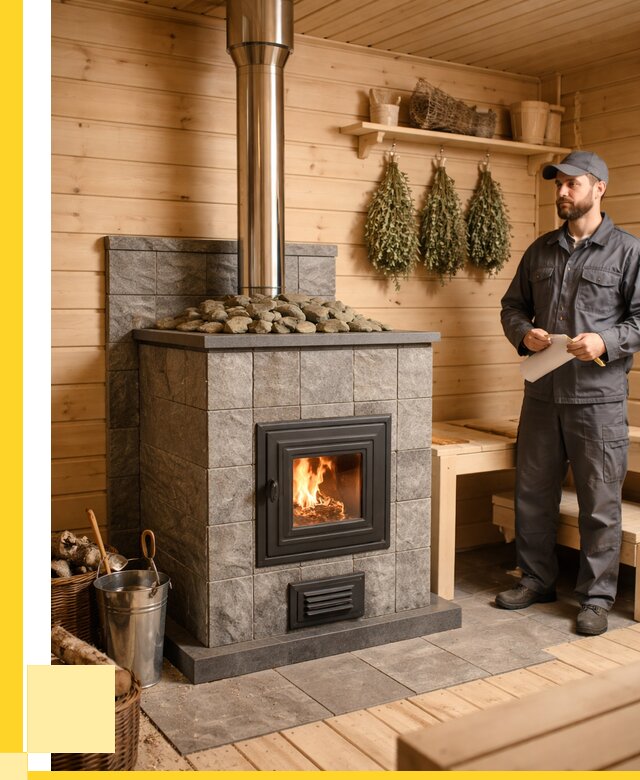 Печи для бани под ключ в Кингисеппе от 124608 р. | ЭриданКгп