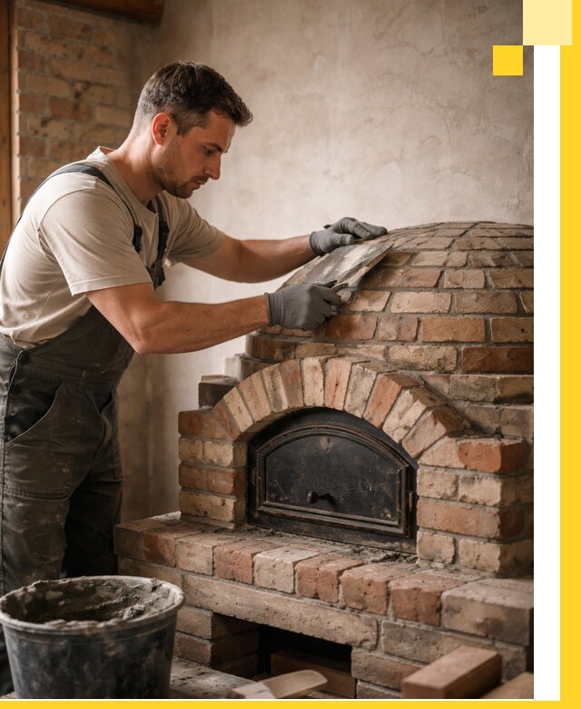 Изготовление и монтаж помпейских печей на заказ в Кингисеппе