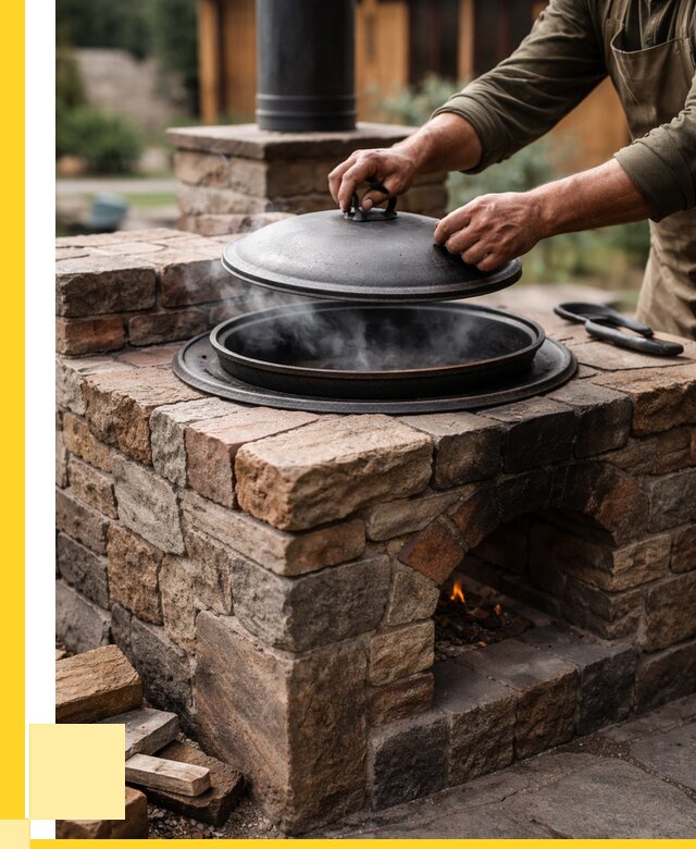 Печи для казана в Кингисеппе по цене от 18691 р. | ЭриданКгп