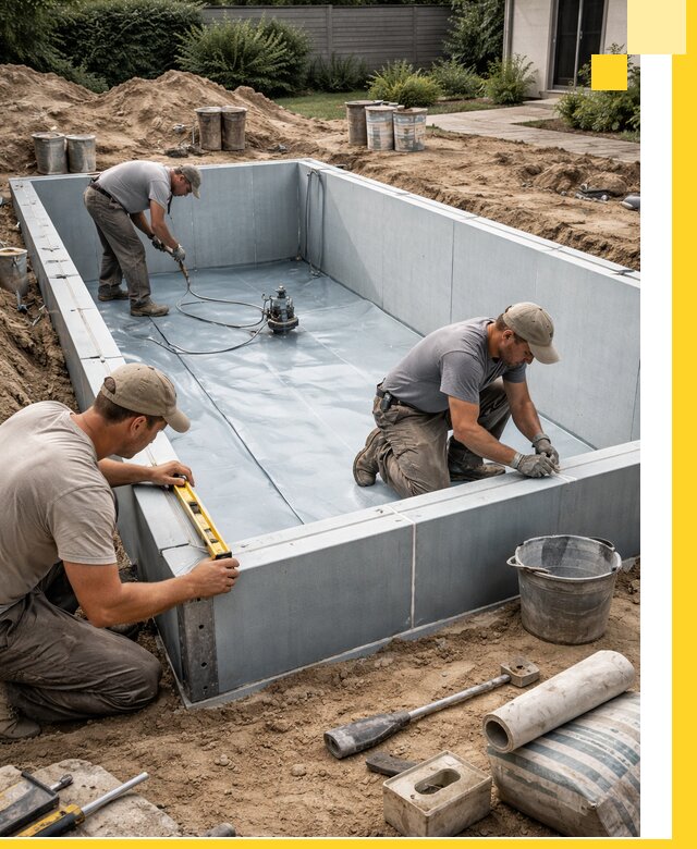 Профессиональный монтаж бассейнов под ключ в Кингисеппе с гарантией