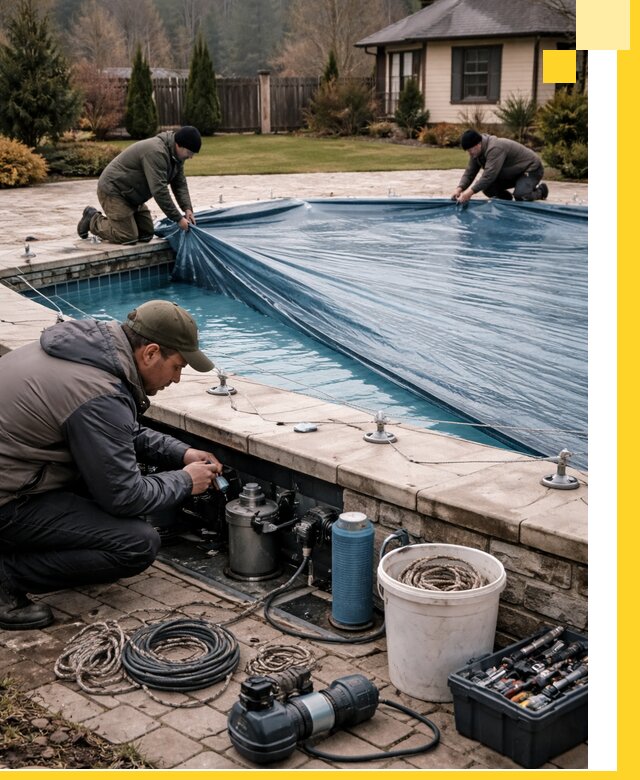 Консервация бассейнов в Кингисеппе: подготовка к длительному хранению