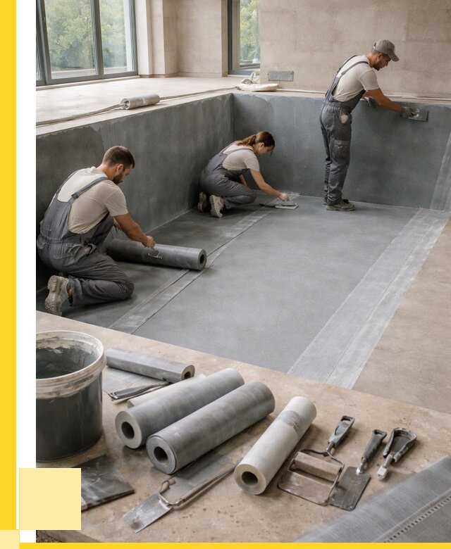 Гидроизоляция бассейнов в Кингисеппе от 2077 р., ЭриданКгп