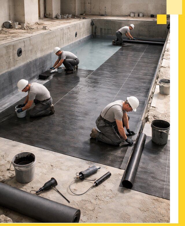 Профессиональная гидроизоляция бассейнов и чаш в Кингисеппе под ключ