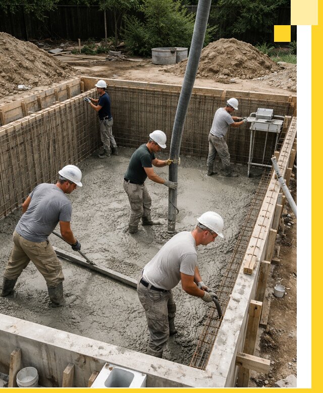 Строительство бетонных бассейнов под ключ в Кингисеппе