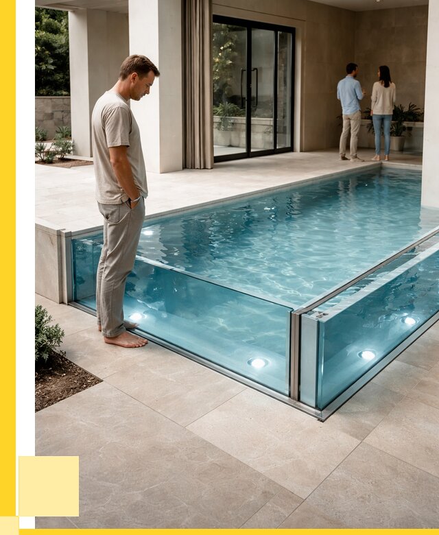 Стеклянные бассейны в Кингисеппе от 1246080 р. | ЭриданКгп — мозаика