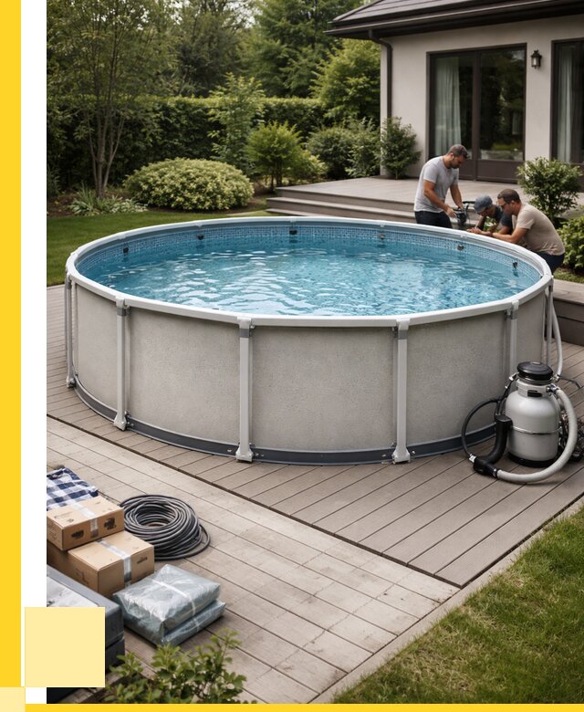 Купить каркасные бассейны в Кингисеппе от 46728 р. | ЭриданКгп