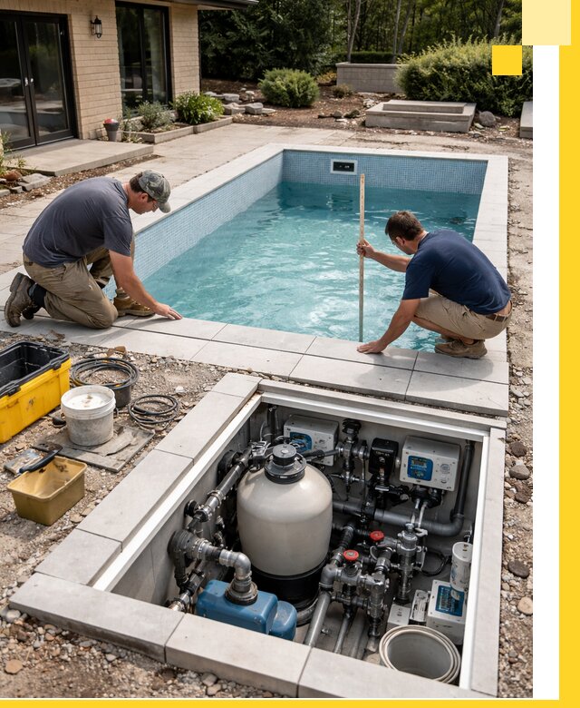 Строительство качественных домашних бассейнов под ключ в Кингисеппе