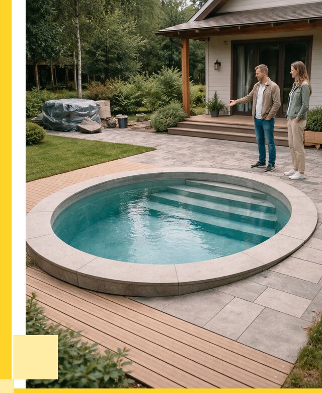 Бассейн на даче под ключ в Кингисеппе от 207680 р., ЭриданКгп