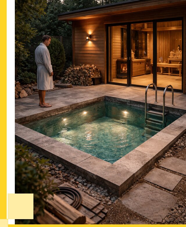 Бани с бассейном под ключ в Кингисеппе от 98648 р. | ЭриданКгп