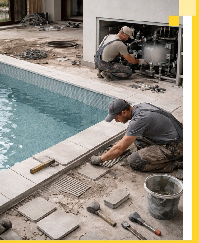 Строительство и монтаж бассейнов в коттедже в Кингисеппе