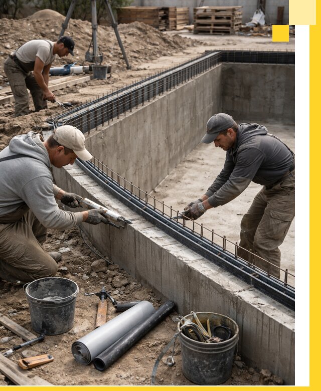 Качественный монтаж чаши бассейна в Кингисеппе под ключ с гарантией