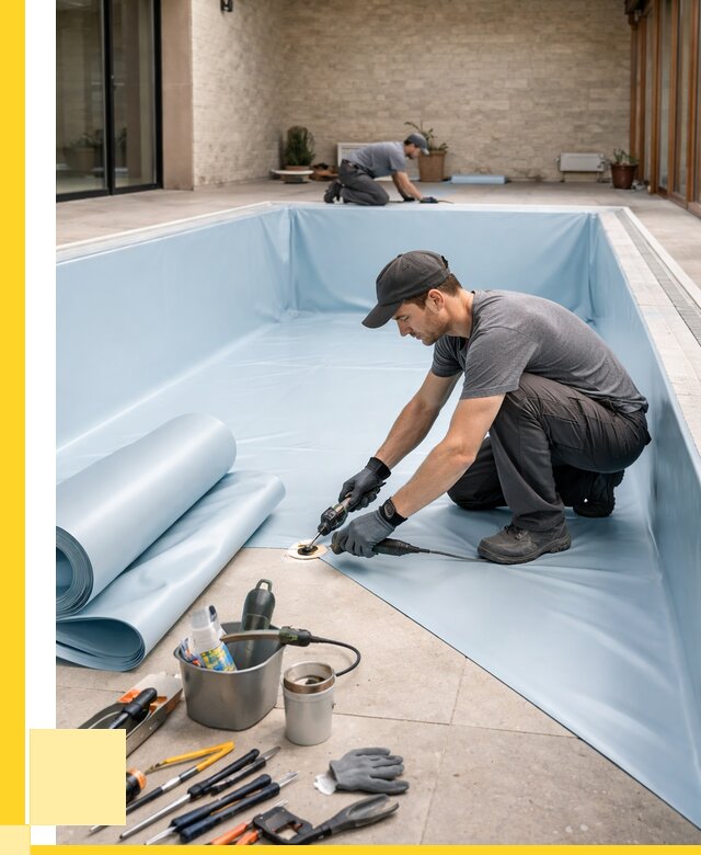 Пленка ПВХ для бассейнов в Кингисеппе от 2596 р. | ЭриданКгп