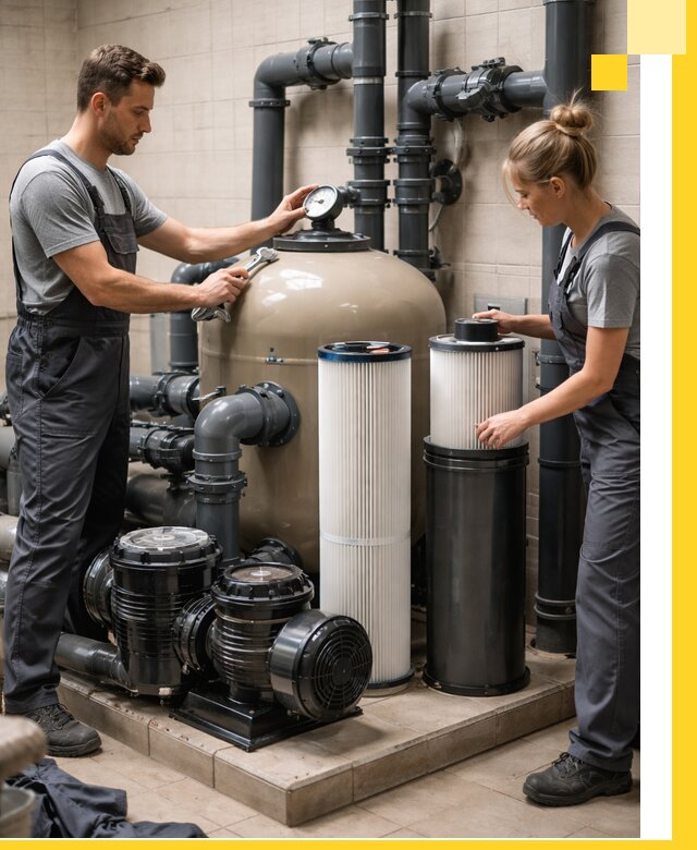 Фильтры и системы фильтрации для бассейнов в Кингисеппе