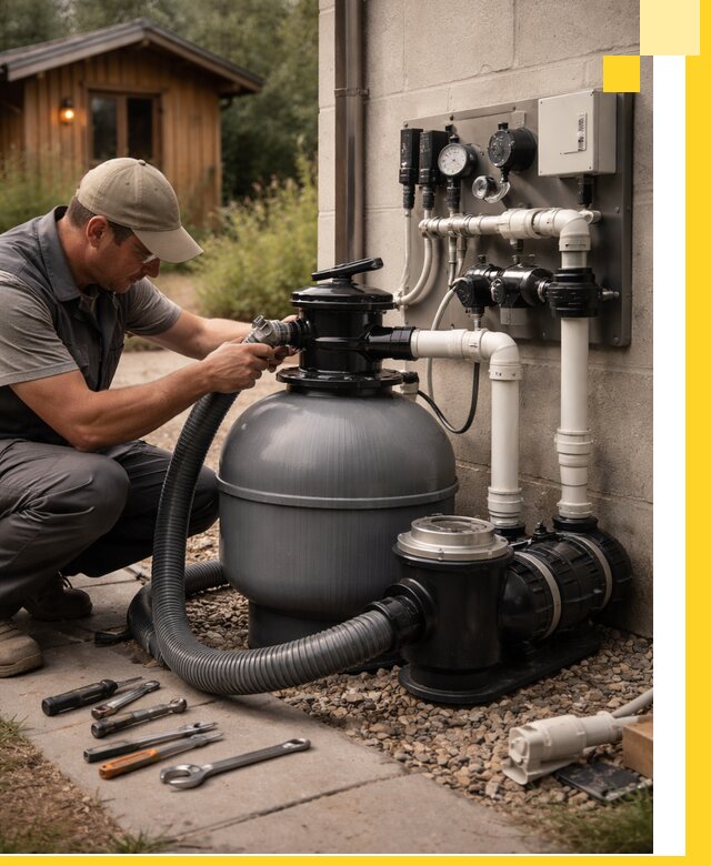 Продажа и монтаж фильтров и насосов для бассейнов в Кингисеппе