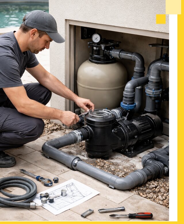 Поставка, монтаж и сервис насосов для бассейнов в Кингисеппе