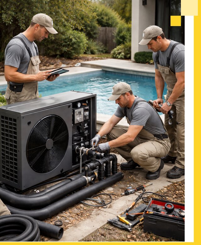 Проектирование и установка тепловых насосов для бассейнов в Кингисеппе