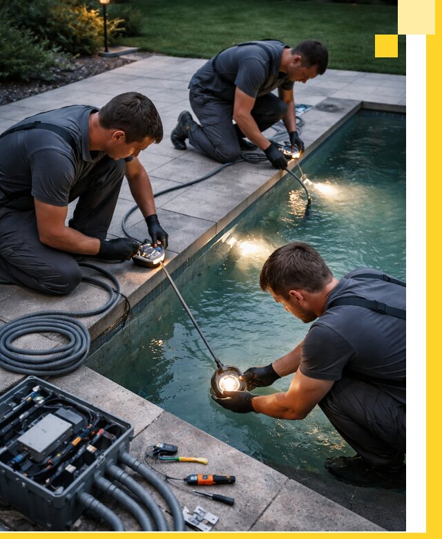 Профессиональное освещение бассейнов в Кингисеппе: дизайн и монтаж