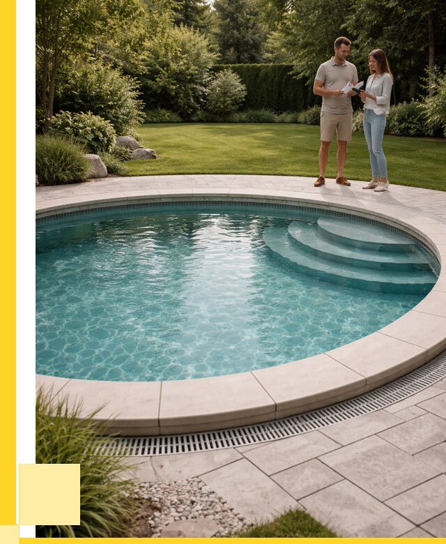 Круглые каркасные бассейны купить в Кингисеппе от 259600 р. | ЭриданКгп