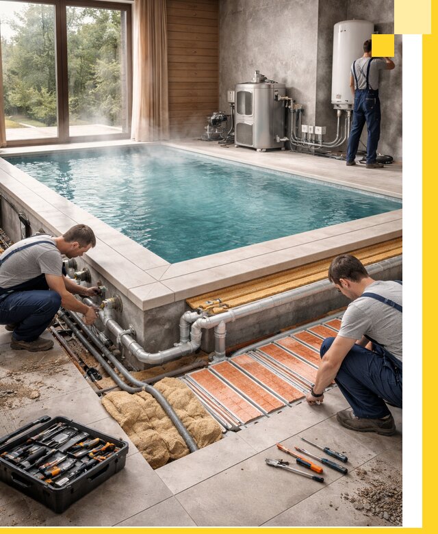 Проектирование и строительство тёплых бассейнов в Кингисеппе