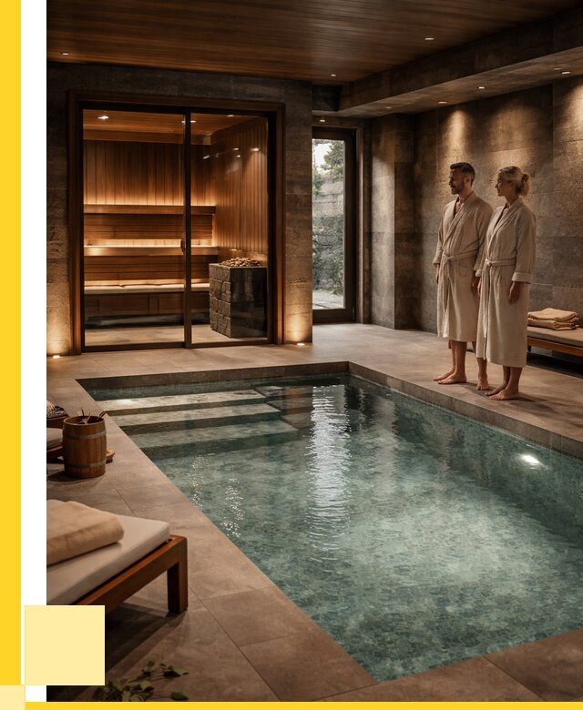 Сауна с большим бассейном в Кингисеппе от 1246080 р. ЭриданКгп