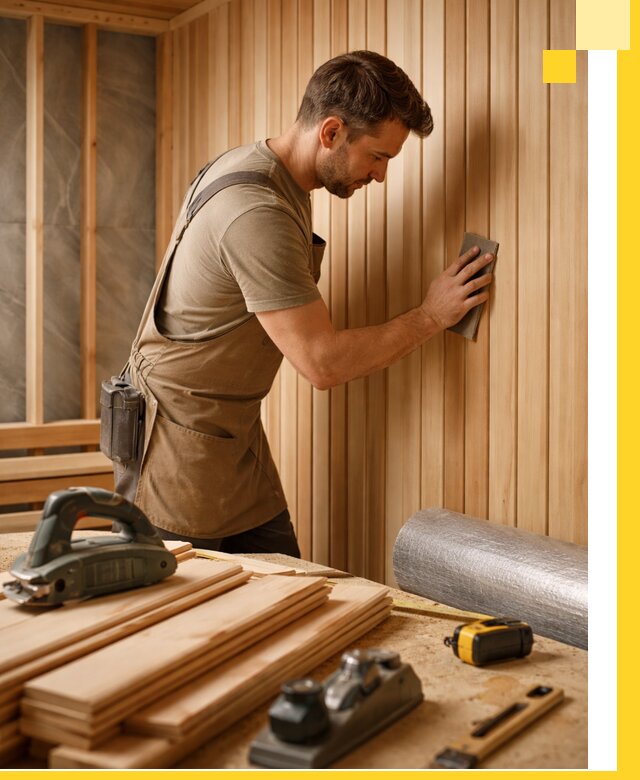 Профессиональная отделка саун и парных под ключ в Кингисеппе