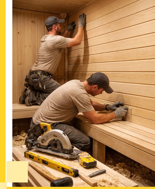 Обшивка саун вагонкой в Кингисеппе от 2596 р. | ЭриданКгп