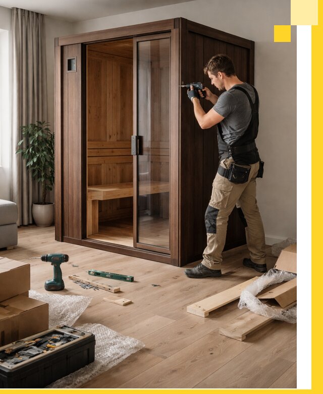 Установка и производство мини саун под ключ в Кингисеппе