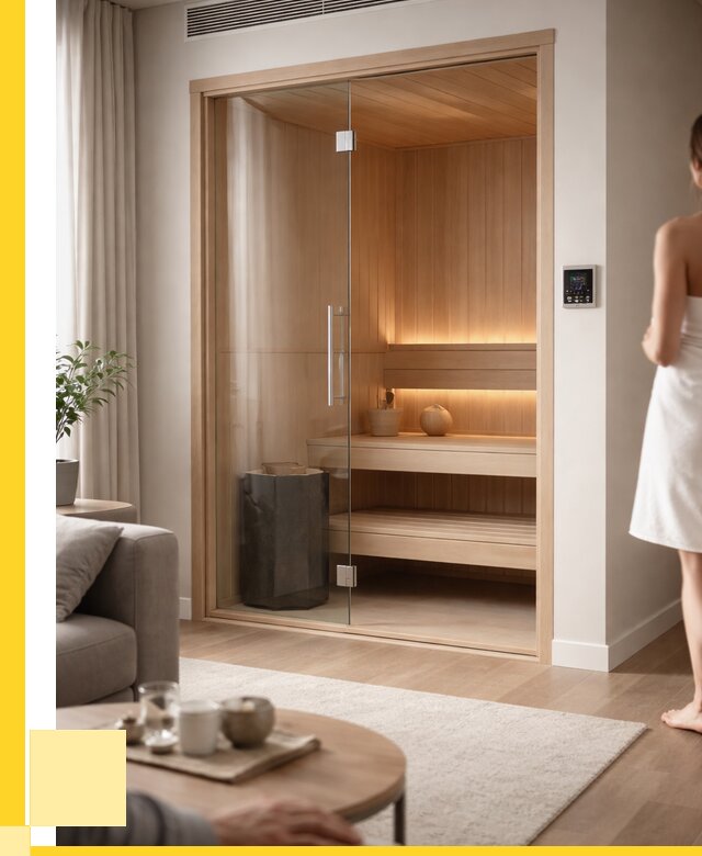 Сауна в квартире под ключ в Кингисеппе от 124608 р. ЭриданКгп