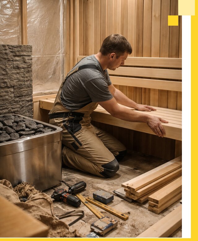 Сауны для дома под ключ с проектированием и монтажом в Кингисеппе